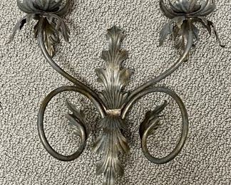 Item 360:  Pair of Candle Wall Sconces:  $42