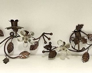 Item 361:  Pair of Candle Wall Sconces: $42