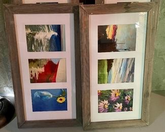 Item 391:  (2) Three Picture Frames:  $28 for both