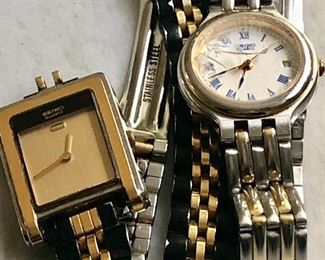 Item 406:  Broken Seiko Watches for parts only: $28