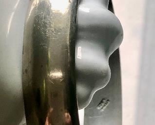 Item 393:  Heavy Sterling Bangle Bracelet: $65