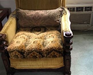 Spanish Style 1960's-70's club chairs