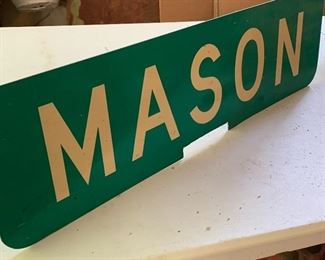 Mason Street Sign