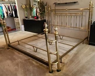 King Size Brass Bed Frame