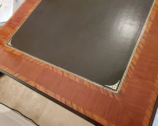 no 101. Inlaid Desk black leather top - 72" w, 37" d - 33 1/4" t - $1,950 