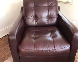 leather side chair
