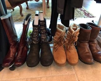 Womens clothes and boots