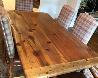 Polo Ralph Lauren for Henredon wood dining table 84"L x 44"W