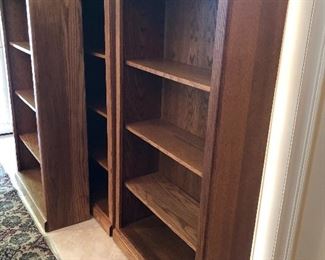 set of 4 book shelves for office or library