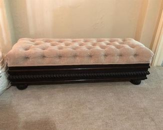 tufted bench