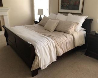 king sleigh bed frame