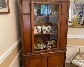 Vintage hutch with lots of storage. 