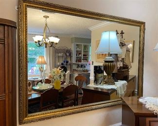 Large vintage mirror