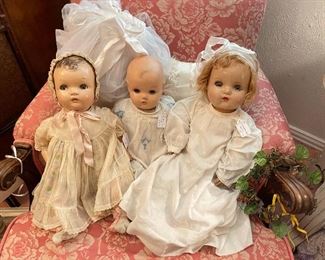 Vintage composite dolls
