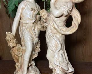 Ceramic Greek Style Statues