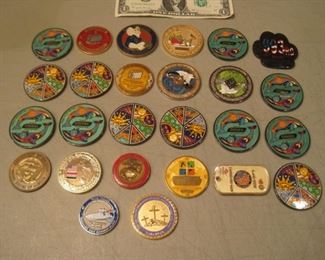Geo Coins....Challenge coins and others
