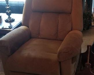 Remote control recliner with message