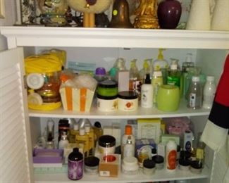 Lots of nice shampoos, lotions, etc.!