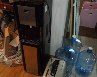 Water cooler and paper shredder