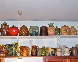 Cookie jars and pottery