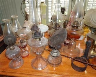 Oil lamp collection