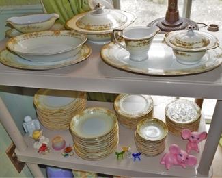 Large Esco china dinnerware set