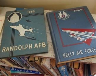 Vintage Randolph and Kelly AFB books