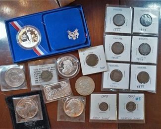 Coins and silver