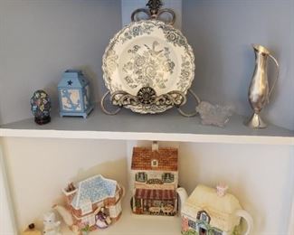 Corner Cabinet with items