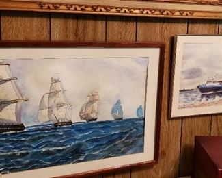 ART of sail boats, ships