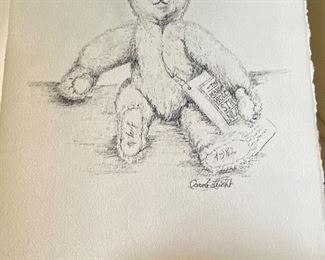 Original sketch of “The Teddy”