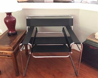$475-Single Marcel Breuer Wassily Chair, bought in US around 2008.  Good quality and in good condition. 