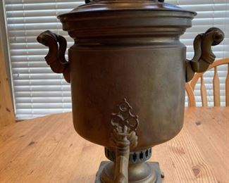 Brass Russian Samovar Tea Urn