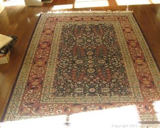 Hand Knotted 100 Percent Wool Area Rug From Islamabad