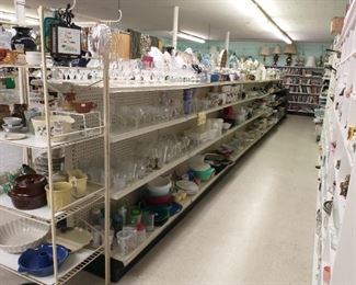 Housewares, wine glasses, pots, pans, Tupperware and more!!!