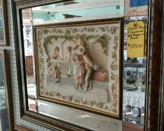 Italian resin 3D mirrored artwork just $139.00 regular price minus discount!!