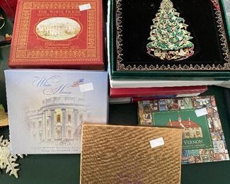 White House Christmas ornament collection