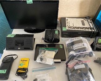 Electronics, iPod, portable DVD player, Garmin, iPad, etc. 