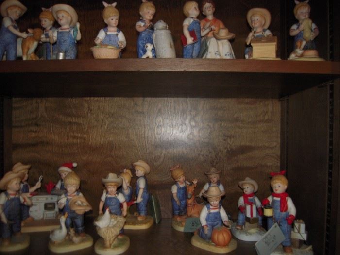 small selection denim days figurines