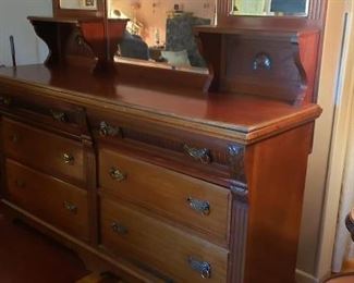 1800 buffet.. gorgeous high end antique.   Solid wood must see to appreciate