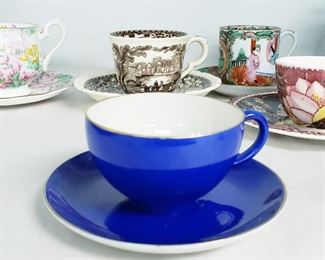 Blue Cup and Saucer