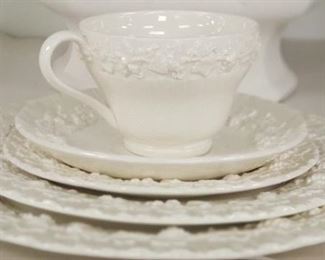 Wedgwood Etruia and Balaston 5 Piece Place Set Embossed