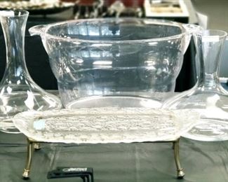 WIne Canters Ice Bucket Serving Platter