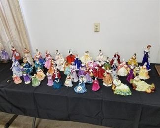 large collection of Royal Doulton, Lenox & more figurines