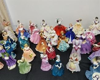 large collection of Royal Doulton, Lenox & more figurines