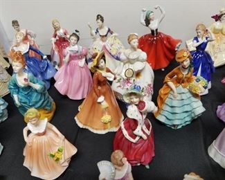 large collection of Royal Doulton, Lenox & more figurines