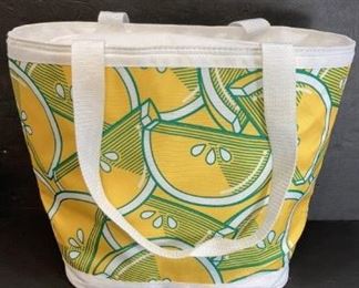 lemon theme cooler bag