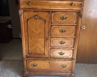 Nice wood dresser/armoire