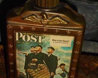 Vintage 'Post' Beam decanter
