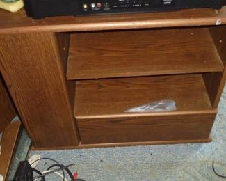 Small T.V. stand w/drawer & side opening